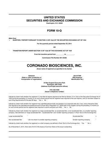 Thumbnail Fortress Biotech
 10-Q Quarterly Report FY2014 