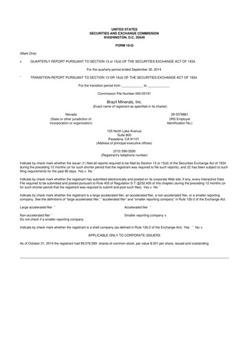 Thumbnail Atlas Lithium 10-Q Quarterly Report FY2014 