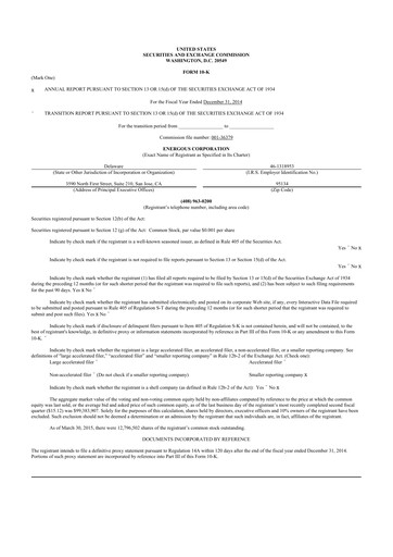 Thumbnail Energous 10-K Annual Report 2014