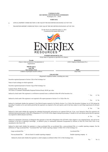 Thumbnail AgEagle Aerial Systems
 10-K Annual Report 2014