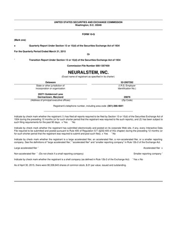 Thumbnail Palisade Bio 10-Q Quarterly Report FY2015 