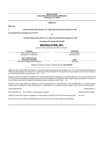 Thumbnail Palisade Bio 10-Q Quarterly Report FY2015 
