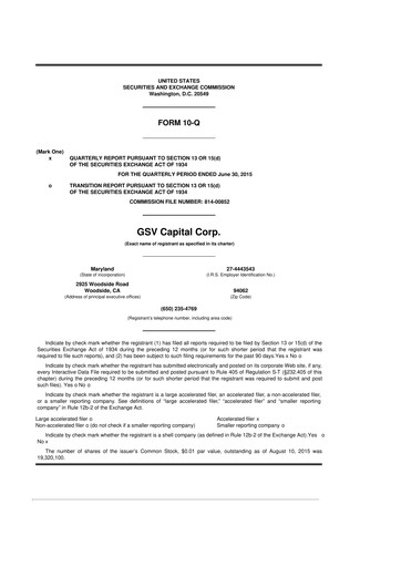 Thumbnail SuRo Capital 10-Q Quarterly Report FY 