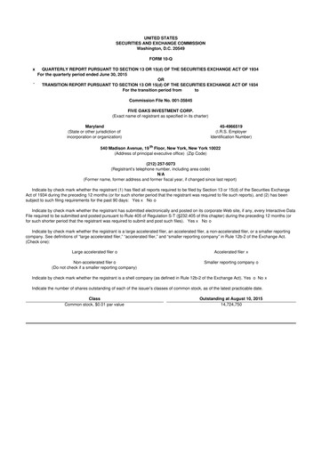 Vorschaubild Lument Finance Trust 10-Q Quartalsbericht  