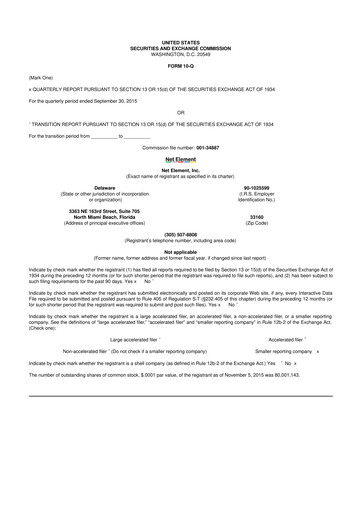Thumbnail Mullen Automotive 10-Q Quarterly Report FY2015 