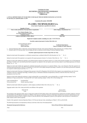 Miniature Avadel Pharmaceuticals
 10-K Rapport annuel 2015