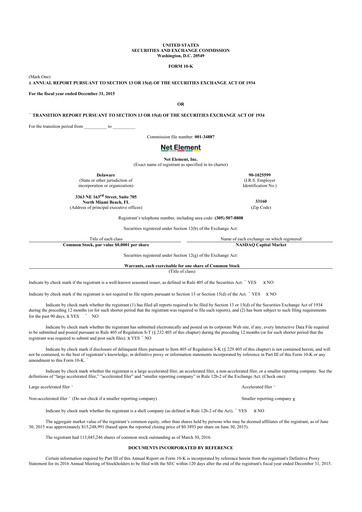 Thumbnail Mullen Automotive 10-K Annual Report 2015