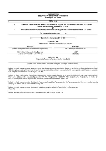 Thumbnail Rezolute 10-Q Quarterly Report FY 