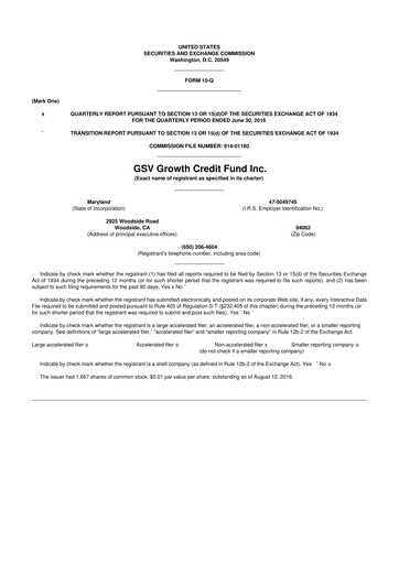 Thumbnail Runway Growth Finance 10-Q Quarterly Report FY 