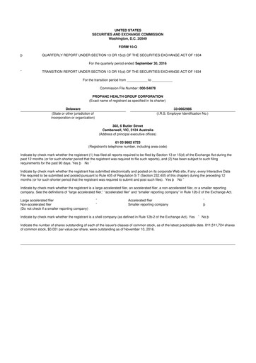 Thumbnail Propanc Biopharma 10-Q Quarterly Report FY2017 