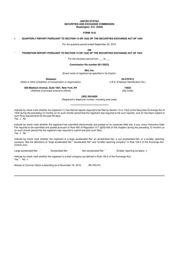 Thumbnail iBio 10-Q Quarterly Report FY 