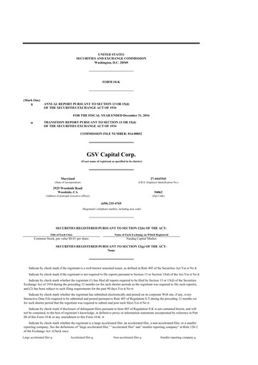 Thumbnail SuRo Capital 10-K Annual Report 