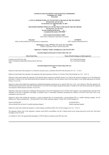 Thumbnail Lument Finance Trust 10-K Annual Report 2016