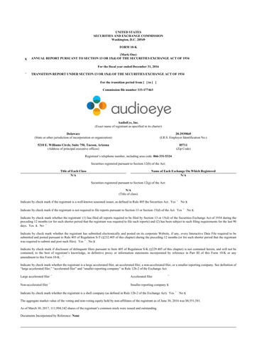 Thumbnail AudioEye 10-K Annual Report 2016