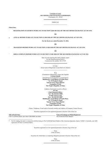 Thumbnail JOYY 20-F Annual Report 2016