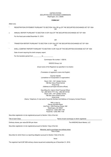 Vorschaubild TROOPS, Inc. 20-F Jahresbericht 2016