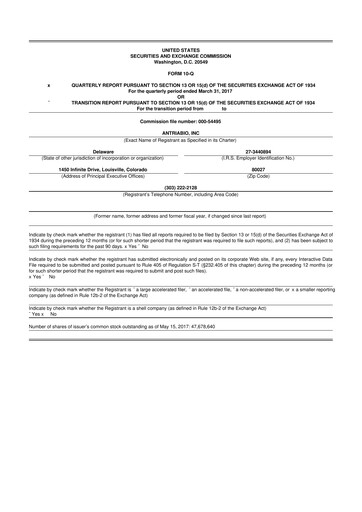 Thumbnail Rezolute 10-Q Quarterly Report FY 