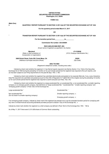Thumbnail Modiv Industrial 10-Q Quarterly Report FY2017 
