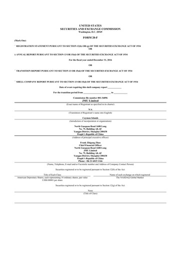 Thumbnail Chaince Digital Holdings 20-F Annual Report 2016