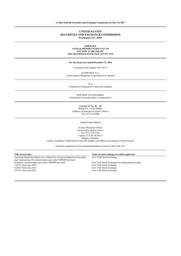 Thumbnail Ecopetrol 20-F Annual Report 