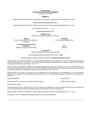 Thumbnail The Arena Group 10-Q Quarterly Report FY2017 