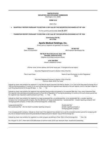 Thumbnail Astrana Health 10-Q Quarterly Report FY2018 