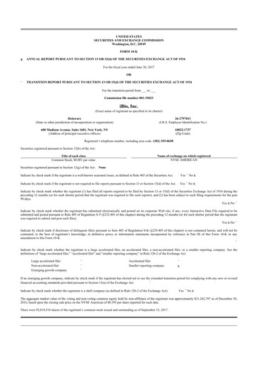 Thumbnail iBio 10-K Annual Report 2017