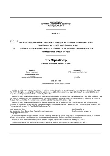 Thumbnail SuRo Capital 10-Q Quarterly Report FY 