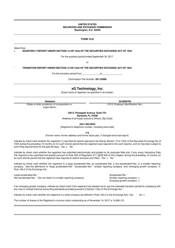 Vorschaubild Vislink Technologies
 10-Q Quartalsbericht 2017 