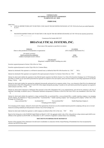 Vorschaubild Inotiv 10-K Jahresbericht 2017