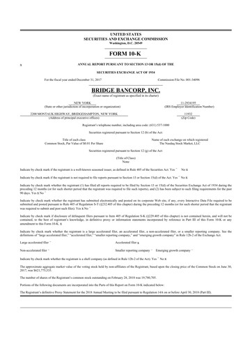 Thumbnail Dime Community Bancshares 10-K Annual Report 2017