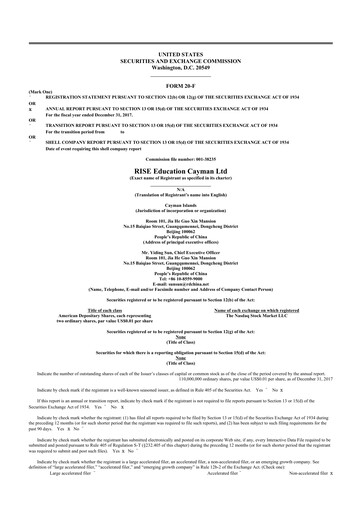 Thumbnail NaaS Technology 20-F Annual Report 2017