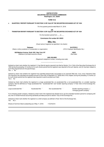 Thumbnail iBio 10-Q Quarterly Report FY 