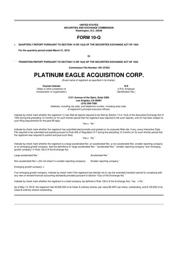 Thumbnail Target Hospitality 10-Q Quarterly Report FY2018 