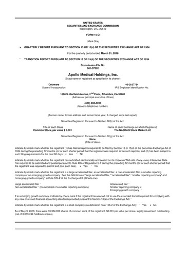 Thumbnail Astrana Health 10-Q Quarterly Report FY2018 