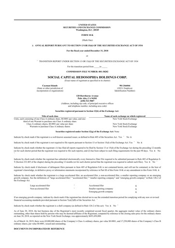 Thumbnail Virgin Galactic
 10-K Annual Report 2018