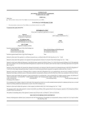 Thumbnail Innodata 10-K Annual Report 2018