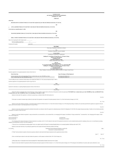 Thumbnail JOYY 20-F Annual Report 2018