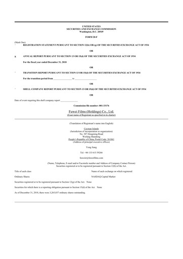 Thumbnail Baijiayun Group 20-F Annual Report 2018