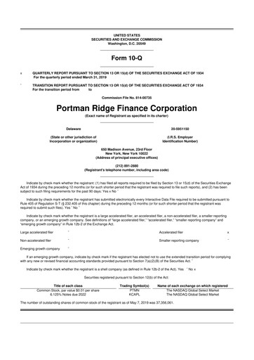 Vorschaubild BCP Investment Corporation 10-Q Quartalsbericht  
