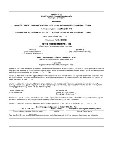 Thumbnail Astrana Health 10-Q Quarterly Report FY2019 