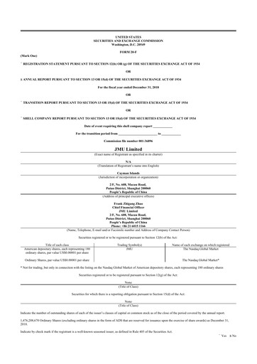Thumbnail Chaince Digital Holdings 20-F Annual Report 2018
