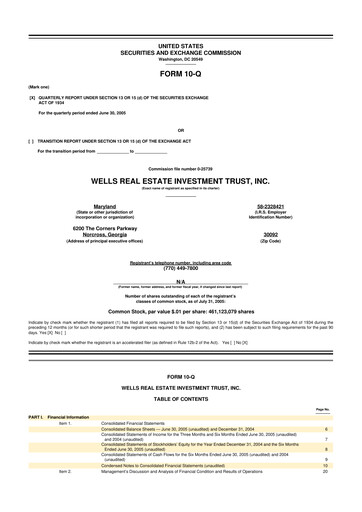 Thumbnail Piedmont Realty Trust 10-Q Quarterly Report FY 