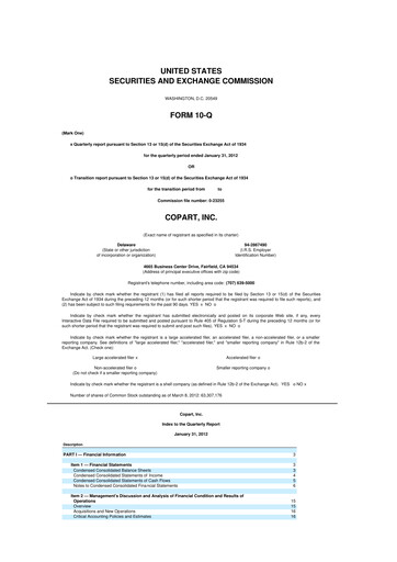 Thumbnail Copart
 10-Q Quarterly Report FY2012 