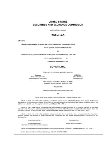 Thumbnail Copart
 10-Q Quarterly Report FY2012 