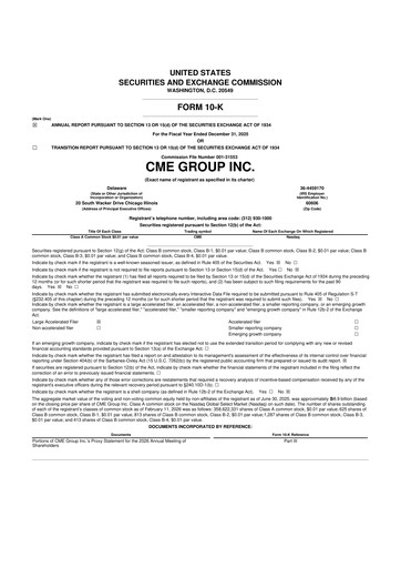 Thumbnail CME Group 10-K Annual Report 2025