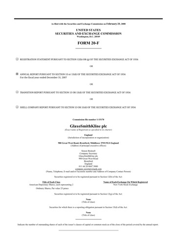 Thumbnail GSK plc 20-F Annual Report 