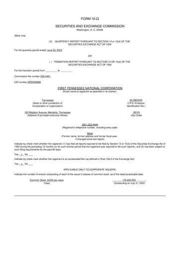 Thumbnail First Horizon Corporation 10-Q Quarterly Report FY 