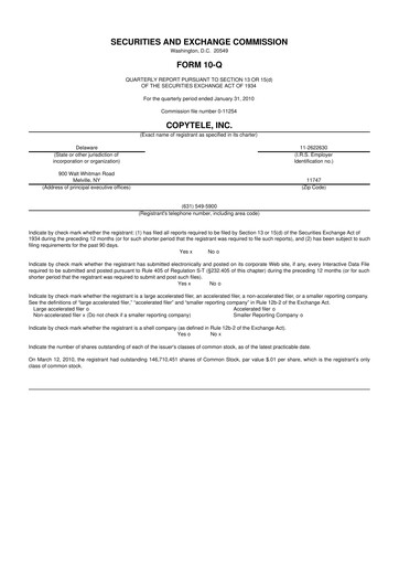 Vorschaubild Anixa Biosciences 10-Q Quartalsbericht  