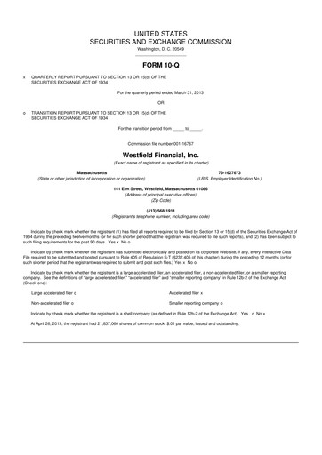Thumbnail Western New England Bancorp 10-Q Quarterly Report FY2013 
